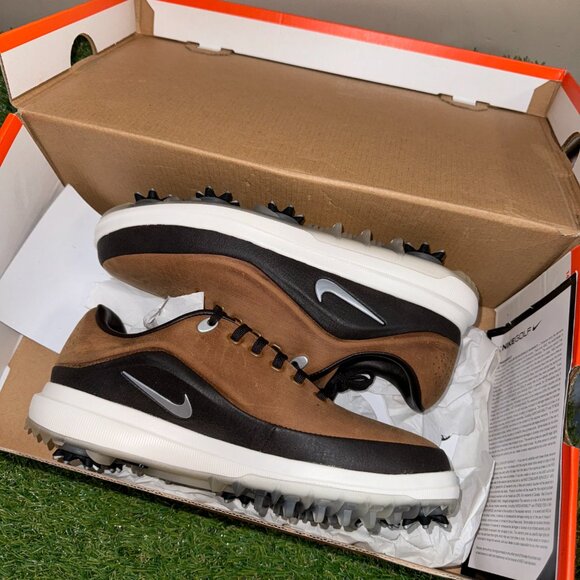 Nike Air Zoom Precision Golf Shoes Brown Black 866065-200 Mens 7.5 Wmns 9 NEW main image 8